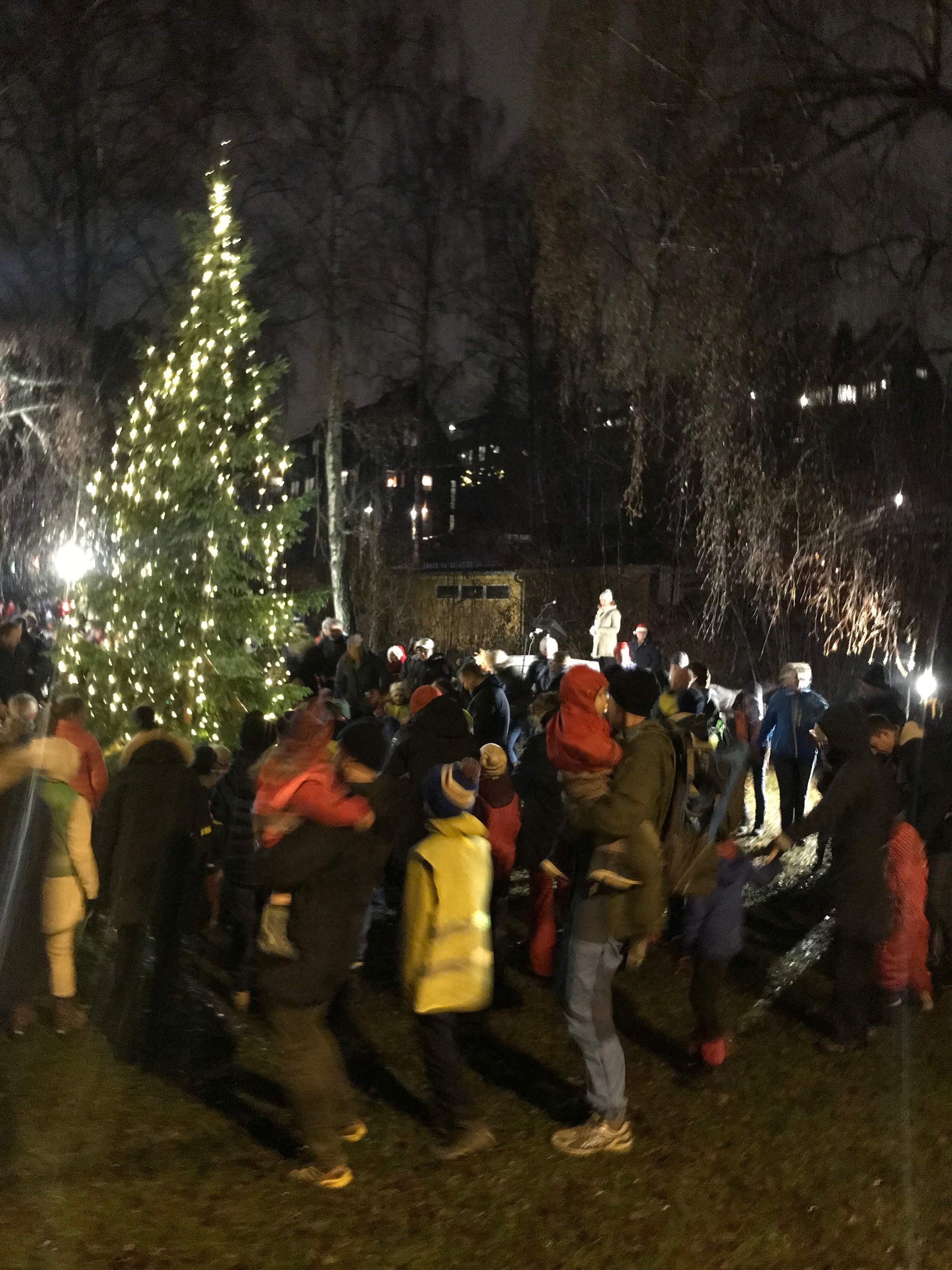 Julegrantenning 1. desember