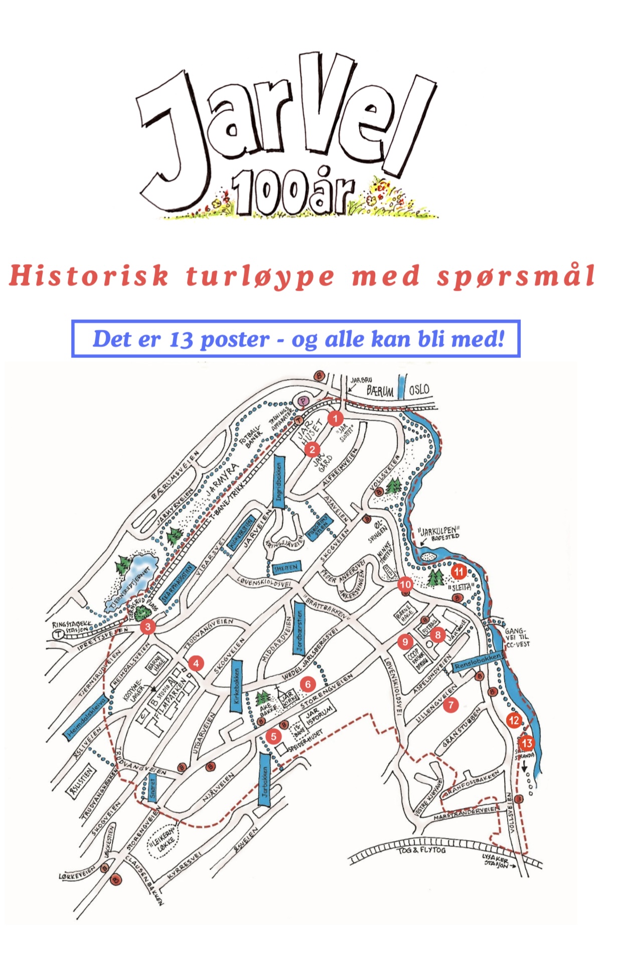 Artikkelbilde til artikkelen Historisk løype på Jar